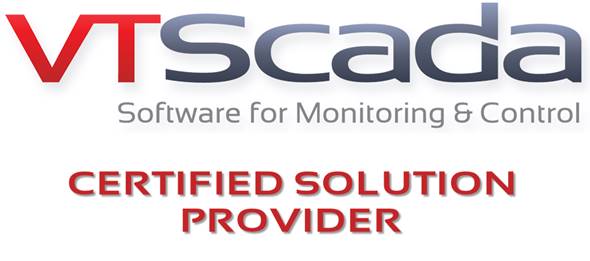 Logo of VTScada certified solution provider.