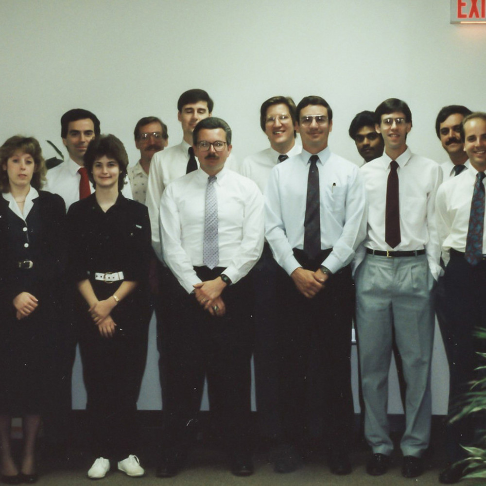 group photo of Rovisys in1990